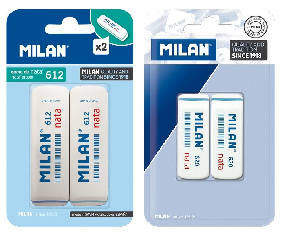 Goma de borrar Milan Nata